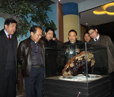 市委常委、宣傳部長潘熙寧，副市長盧天錫蒞臨仙客來公司走訪